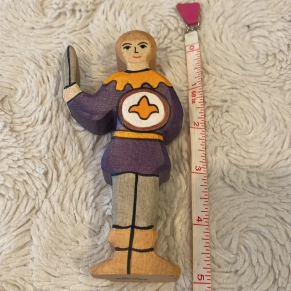 Holztiger Waldorf Inspired Knight & Dragon Wooden Toys - Picture 2 of 4